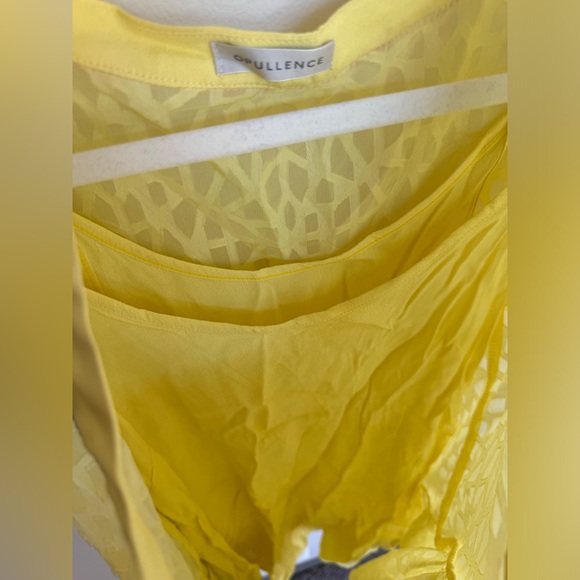 RARE French Short Sleeve Sheer Dress with Slip! By Opullence Paris. Size small. - Picture 4 of 9